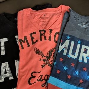 3 American Eagle Tees